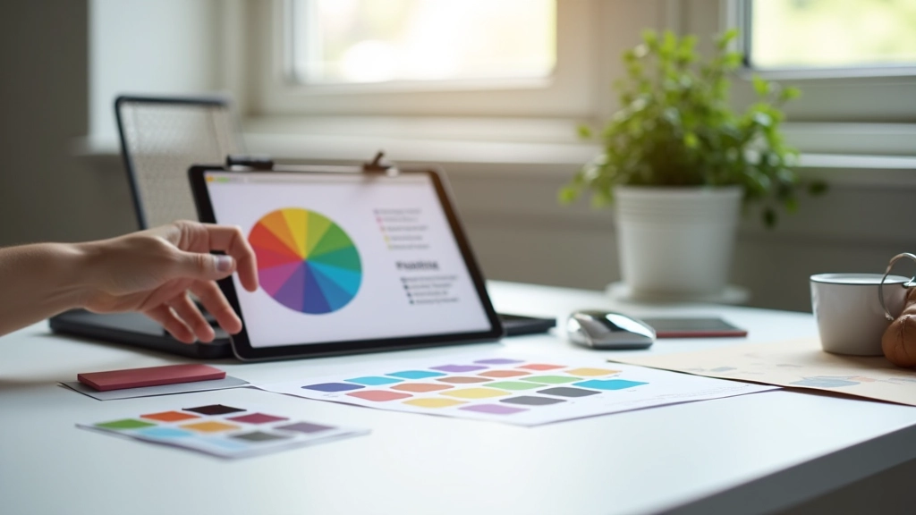 Infografika zobrazující různé barvy a jejich psychologické účinky na chování uživatelů